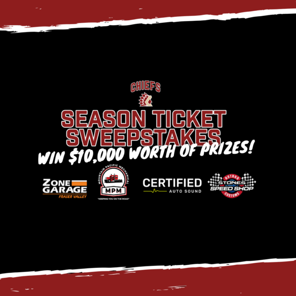 Chiefs $10,000 Prize Season Ticket Sweepstakes